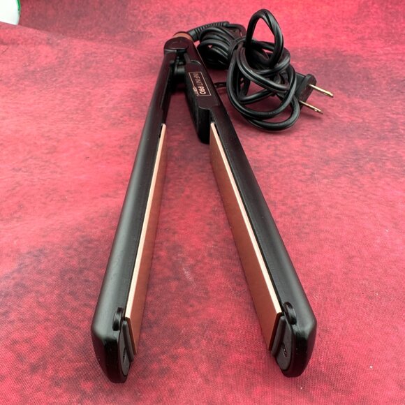 INFINITYPRO by CONAIR ROSE GOLD CERAMIC FLAT IRON, MODEL"CS810RGT" 1" WIDE PLATE - Picture 4 of 10